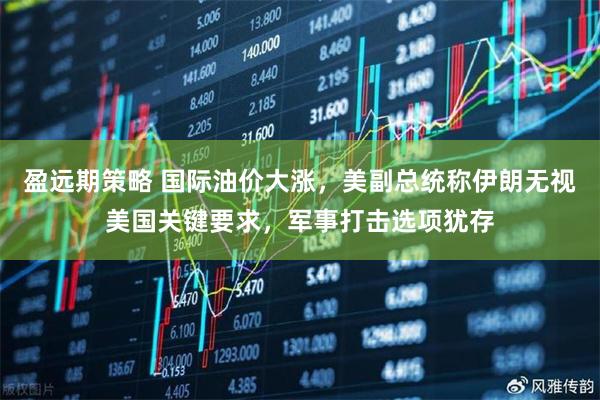 盈远期策略 国际油价大涨，美副总统称伊朗无视美国关键要求，军事打击选项犹存