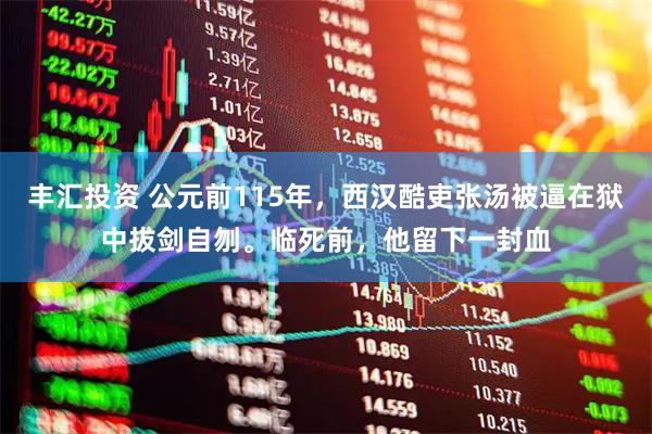丰汇投资 公元前115年，西汉酷吏张汤被逼在狱中拔剑自刎。临死前，他留下一封血
